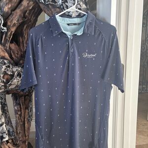Barstool Golf Men’s Blue Polo Shirt